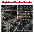 High speed single extruder screw and barrel(screw and barrel for pe extruder)